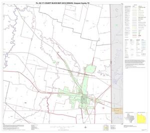 P.L. 94-171 County Block Map (2010 Census): Grayson County, Block 16