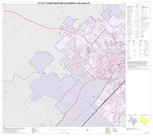 P.L. 94-171 County Block Map (2010 Census): Hays County, Inset F02