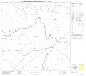 P.L. 94-171 County Block Map (2010 Census): Milam County, Block 13
