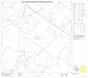 P.L. 94-171 County Block Map (2010 Census): Kinney County, Block 18