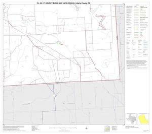 P.L. 94-171 County Block Map (2010 Census): Liberty County, Block 22