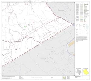 P.L. 94-171 County Block Map (2010 Census): Bosque County, Block 25