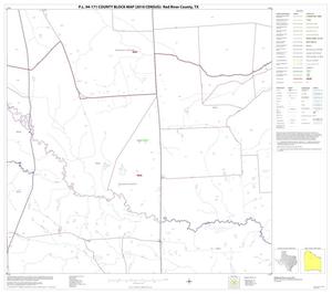 P.L. 94-171 County Block Map (2010 Census): Red River County, Block 10