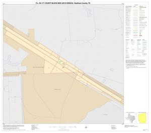 P.L. 94-171 County Block Map (2010 Census): Kaufman County, Inset J01