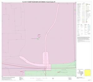 Primary view of object titled 'P.L. 94-171 County Block Map (2010 Census): Tarrant County, Inset D01'.