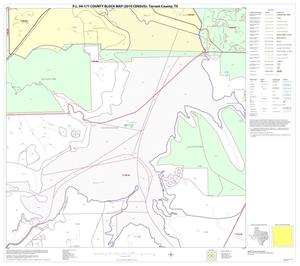 P.L. 94-171 County Block Map (2010 Census): Tarrant County, Block 50