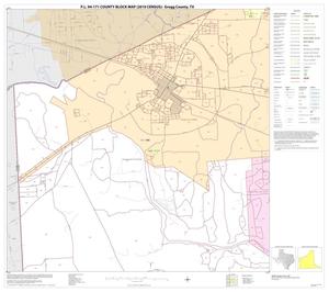 P.L. 94-171 County Block Map (2010 Census): Gregg County, Block 7