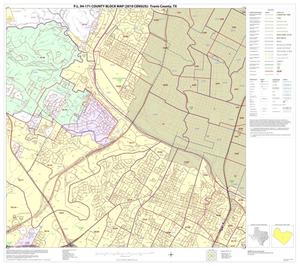 P.L. 94-171 County Block Map (2010 Census): Travis County, Block 34