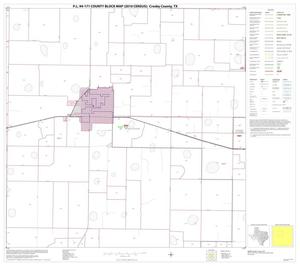 P.L. 94-171 County Block Map (2010 Census): Crosby County, Block 6