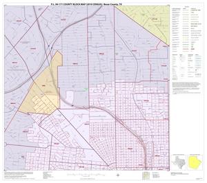P.L. 94-171 County Block Map (2010 Census): Bexar County, Inset F01