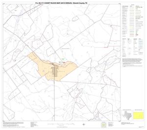 P.L. 94-171 County Block Map (2010 Census): Dimmit County, Block 14
