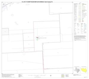 P.L. 94-171 County Block Map (2010 Census): Harris County, Block 105