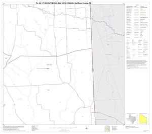 Primary view of object titled 'P.L. 94-171 County Block Map (2010 Census): Red River County, Block 31'.