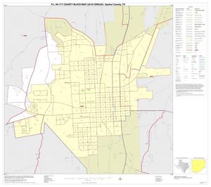 P.L. 94-171 County Block Map (2010 Census): Upshur County, Inset B01