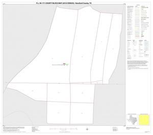 P.L. 94-171 County Block Map (2010 Census): Hansford County, Inset E01