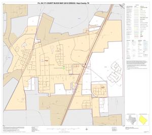 P.L. 94-171 County Block Map (2010 Census): Hays County, Inset B01