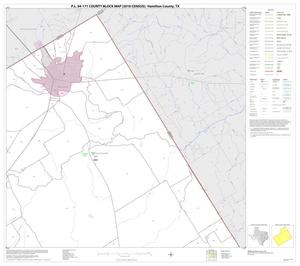 Primary view of object titled 'P.L. 94-171 County Block Map (2010 Census): Hamilton County, Block 2'.