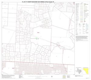 P.L. 94-171 County Block Map (2010 Census): El Paso County, Block 54