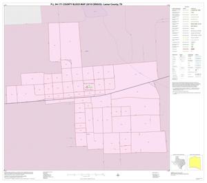 P.L. 94-171 County Block Map (2010 Census): Lamar County, Inset E01