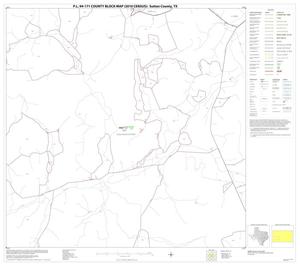 P.L. 94-171 County Block Map (2010 Census): Sutton County, Block 14