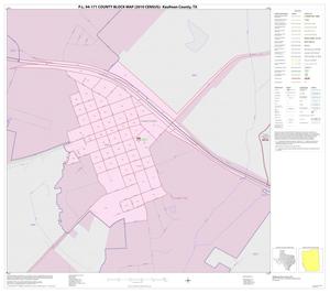 P.L. 94-171 County Block Map (2010 Census): Kaufman County, Inset F01