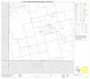 Primary view of object titled 'P.L. 94-171 County Block Map (2010 Census): Jones County, Block 13'.