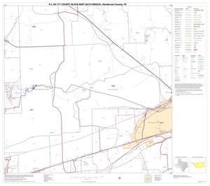 P.L. 94-171 County Block Map (2010 Census): Henderson County, Block 13
