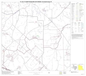 P.L. 94-171 County Block Map (2010 Census): Van Zandt County, Block 13