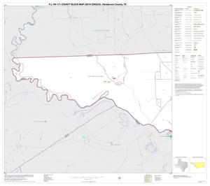Primary view of object titled 'P.L. 94-171 County Block Map (2010 Census): Henderson County, Block 1'.