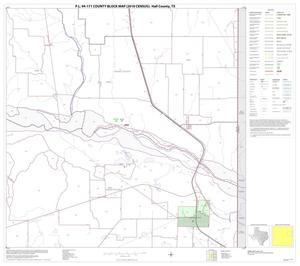 Primary view of object titled 'P.L. 94-171 County Block Map (2010 Census): Hall County, Block 8'.