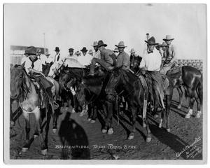 [Photograph of Texas Rodeo Stars in Breckenridge]