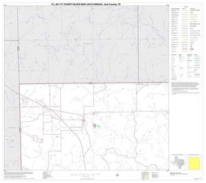 P.L. 94-171 County Block Map (2010 Census): Jack County, Block 1