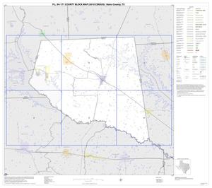 P.L. 94-171 County Block Map (2010 Census): Rains County, Index