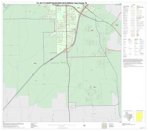 P.L. 94-171 County Block Map (2010 Census): Hunt County, Inset D02