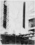 Photograph: [Elevated Cooling Tower and Stacks]