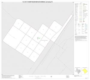 P.L. 94-171 County Block Map (2010 Census): Lee County, Inset B01
