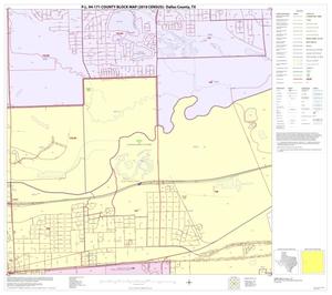 P.L. 94-171 County Block Map (2010 Census): Dallas County, Block 38