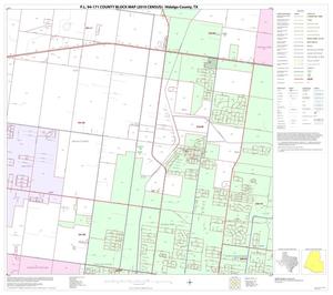 P.L. 94-171 County Block Map (2010 Census): Hidalgo County, Block 75