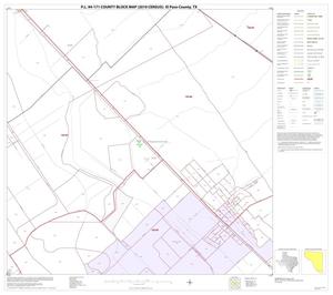 P.L. 94-171 County Block Map (2010 Census): El Paso County, Block 75