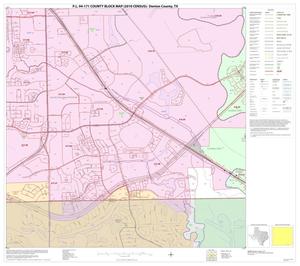 P.L. 94-171 County Block Map (2010 Census): Denton County, Block 88