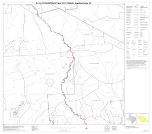 P.L. 94-171 County Block Map (2010 Census): Angelina County, Block 19