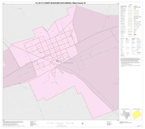 P.L. 94-171 County Block Map (2010 Census): Milam County, Inset D01