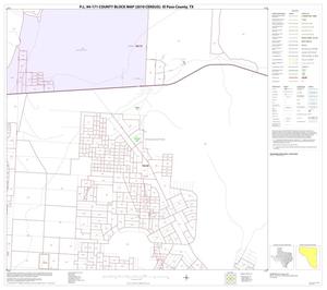P.L. 94-171 County Block Map (2010 Census): El Paso County, Block 39
