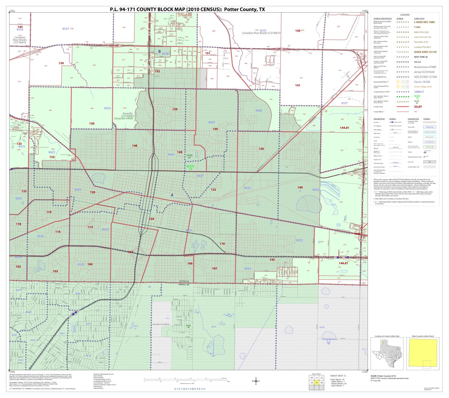 P.L. 94-171 County Block Map (2010 Census): Potter County, Block 15
                                                
                                                    [Sequence #]: 1 of 1
                                                