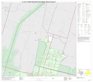 P.L. 94-171 County Block Map (2010 Census): Wharton County, Inset B01