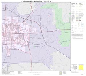 P.L. 94-171 County Block Map (2010 Census): Lamar County, Inset A02
