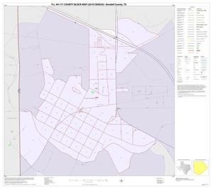 P.L. 94-171 County Block Map (2010 Census): Kendall County, Inset A01