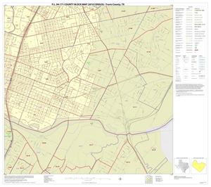 P.L. 94-171 County Block Map (2010 Census): Travis County, Inset I04