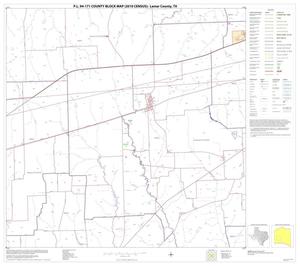 P.L. 94-171 County Block Map (2010 Census): Lamar County, Block 16
