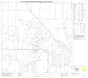 P.L. 94-171 County Block Map (2010 Census): Tom Green County, Block 22
